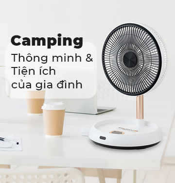 Quạt gấp thông minh tích điện Elegant