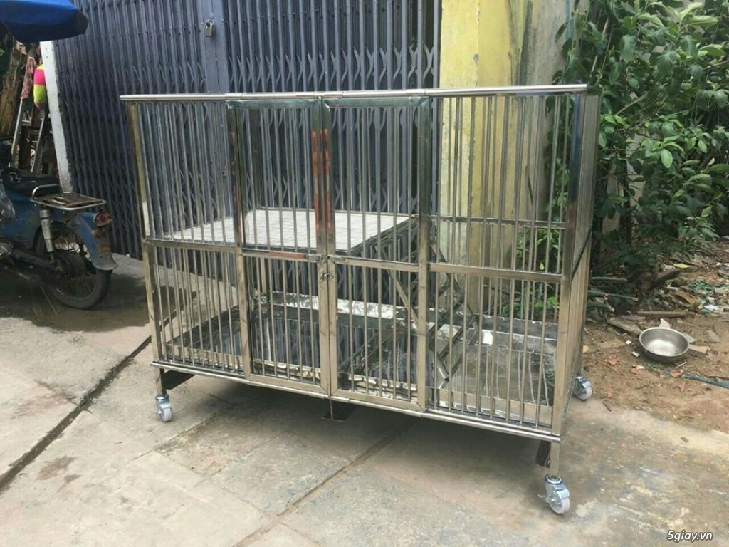 Chuồng nuôi thú cưng inox