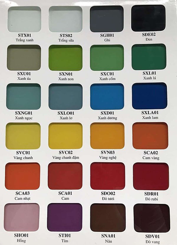 Kính ốp bếp màu nào đẹp? Những màu kính ốp bếp được yêu thích nhất