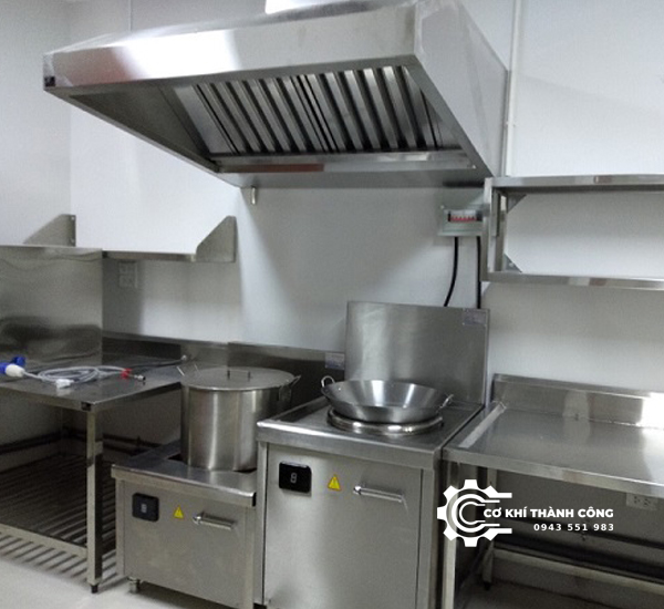 Gia công bếp công nghiệp inox