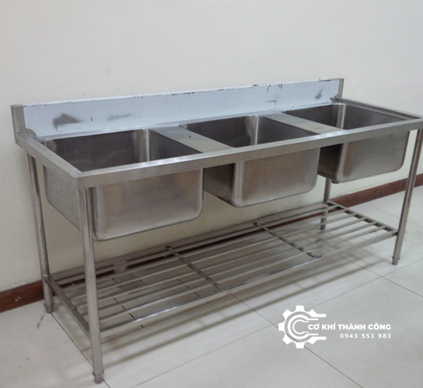 Gia công chậu rửa inox