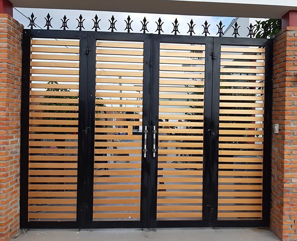 Một số lưu ý khi lựa chọn làm cổng sắt hộp hiện đại