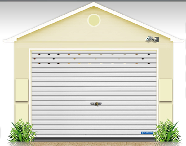Cửa cuốn Austdoor tấm liền Series 2