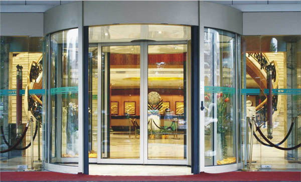 Cửa kính trượt tự động 2 cánh