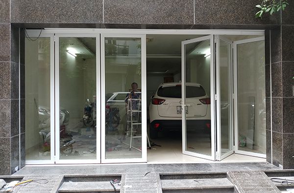Cửa nhôm kính xếp trượt lựa chọn tối ưu không gian