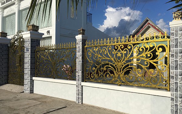 Lựa chọn hàng rào sắt CNC trong kiến trúc xây dựng.