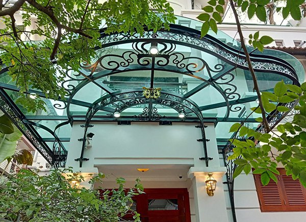 Công năng sử dụng của mái hiên sắt nghệ thuật