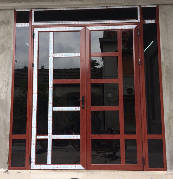 Top 30 Mẫu Cửa Nhôm Kính Màu Vân Gỗ Giá Rẻ Đẹp Không Tin Nổi