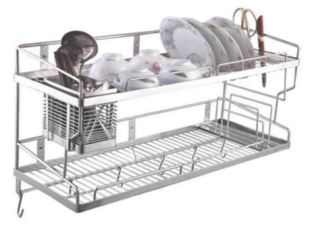 Gia công tủ chén đũa có cửa inox