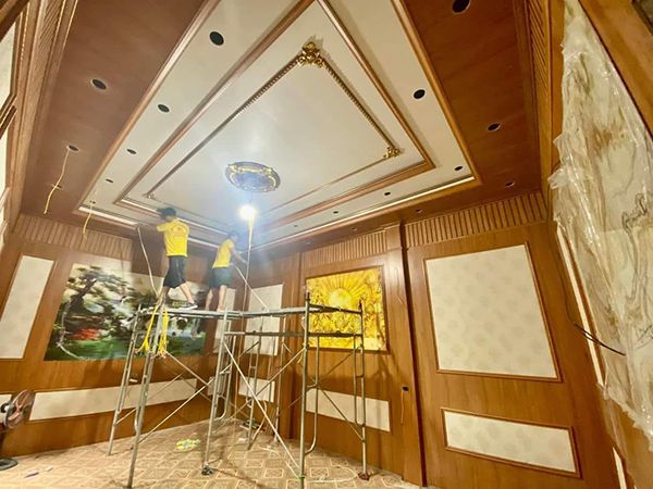 Thi Công Tấm Nhựa Ốp Tường, Ốp Trần Cải Tạo Sửa Chữa Nhà Cũ