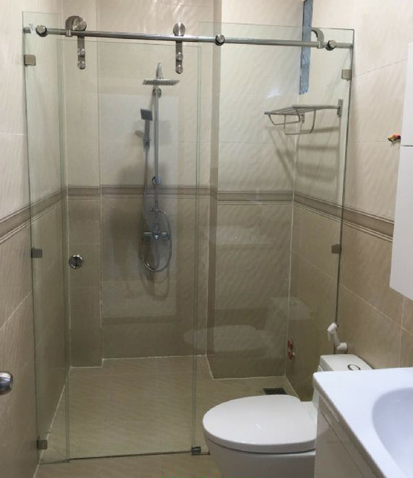 Vách tắm kính cường lực
