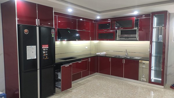 Xem Báo Giá Và 30 Mẫu Tủ Bếp Inox Cánh Kính Đẹp Đến Khó Tin.