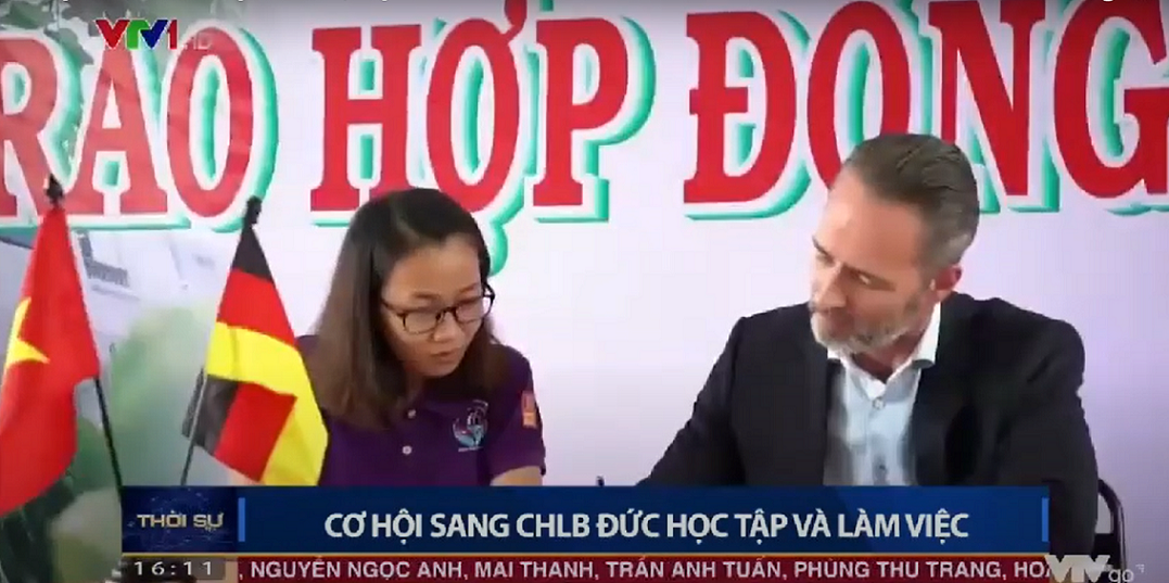 VTV1 giới thiệu về chương trình du học nghề Đức của IET