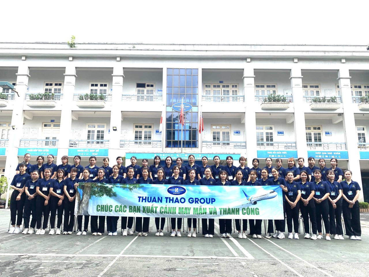 150 lao động đơn hàng Foxcon miễn phí đã xuất cảnh