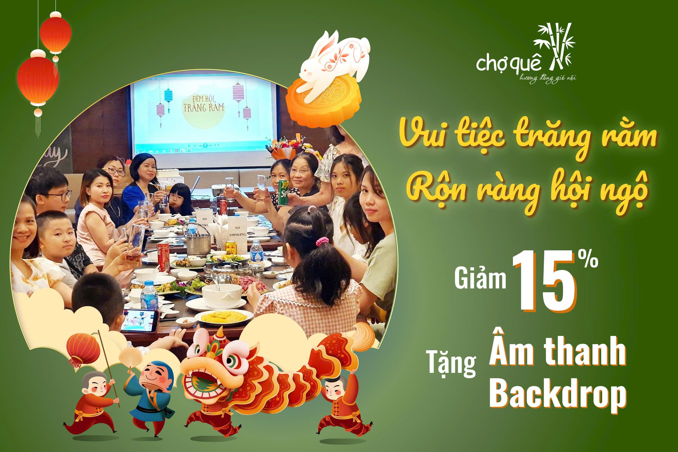 Đêm Trung thu, tiệc Chợ Quê – Hương vị Việt trong không gian My Way Hotel & Residence