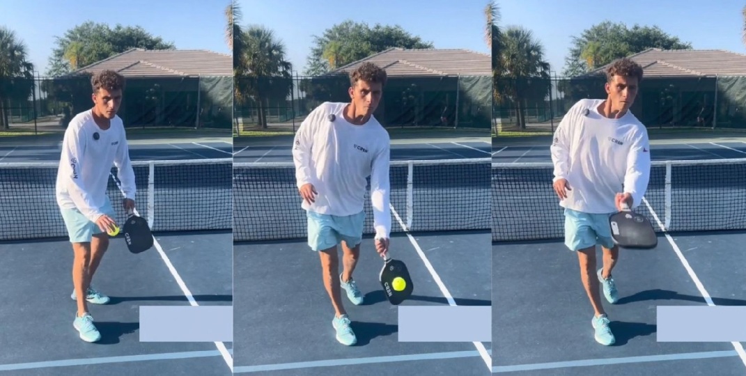 Cách thực hiện kỹ thuật giao bóng xoáy Pickleball (Screwball Serve)