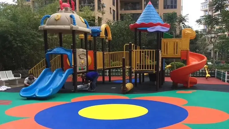 Thi công sân chơi trẻ em ngoài trời: Lợi ích, đơn vị uy tín