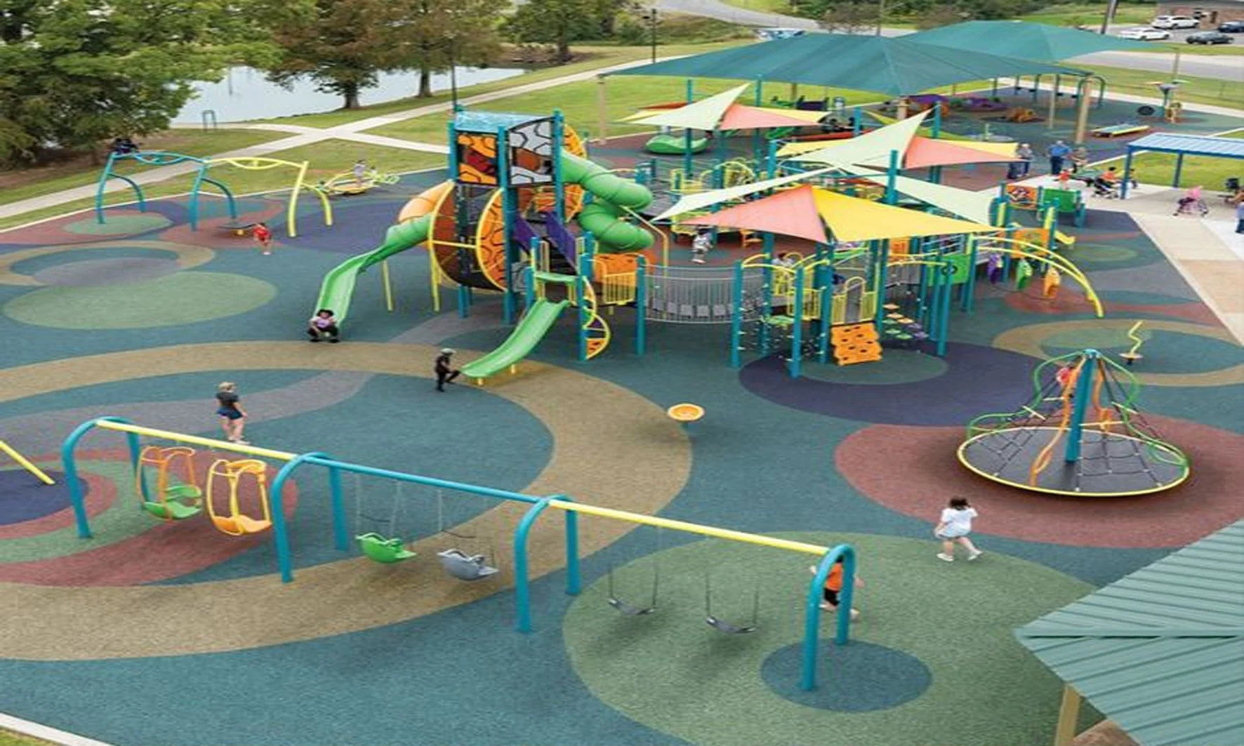 Thi công sân chơi trẻ em ngoài trời: Lợi ích, đơn vị uy tín