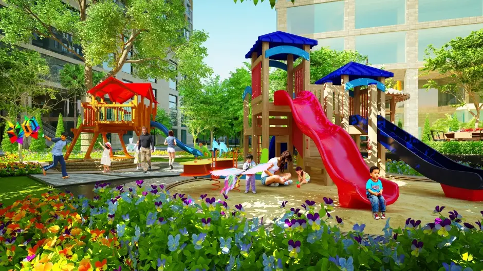 Thi công sân chơi trẻ em ngoài trời: Lợi ích, đơn vị uy tín