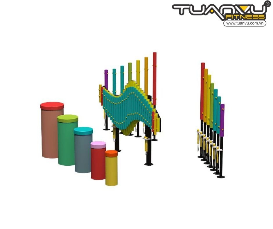 Tuấn Vũ chuyên thiết kế, thi công nhạc cụ ngoài trời mẫu mã đa dạng