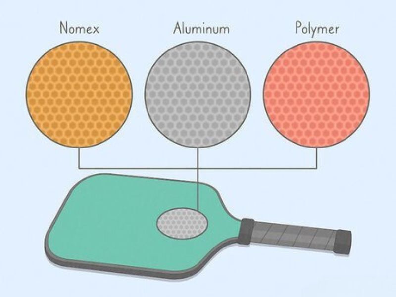 [Giải đáp] Vợt Pickleball làm bằng gì?