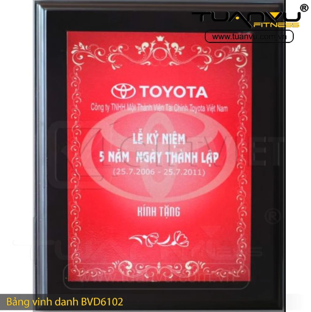 Bảng vinh danh BVD6102
