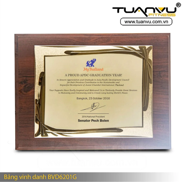 Bảng vinh danh BVD6201G