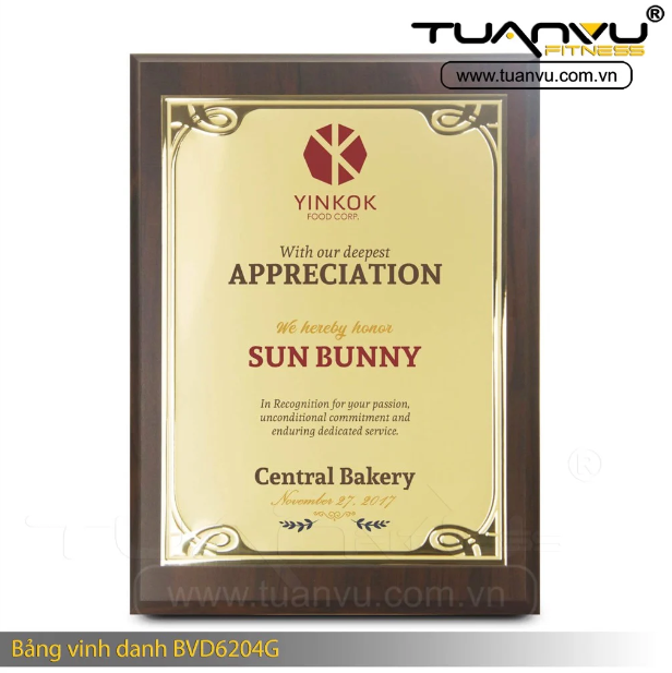Bảng vinh danh BVD6204G
