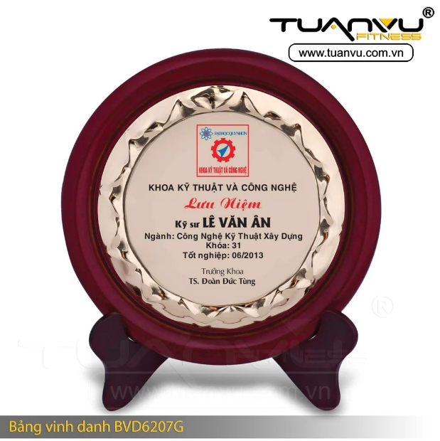 Bảng vinh danh BVD6207G