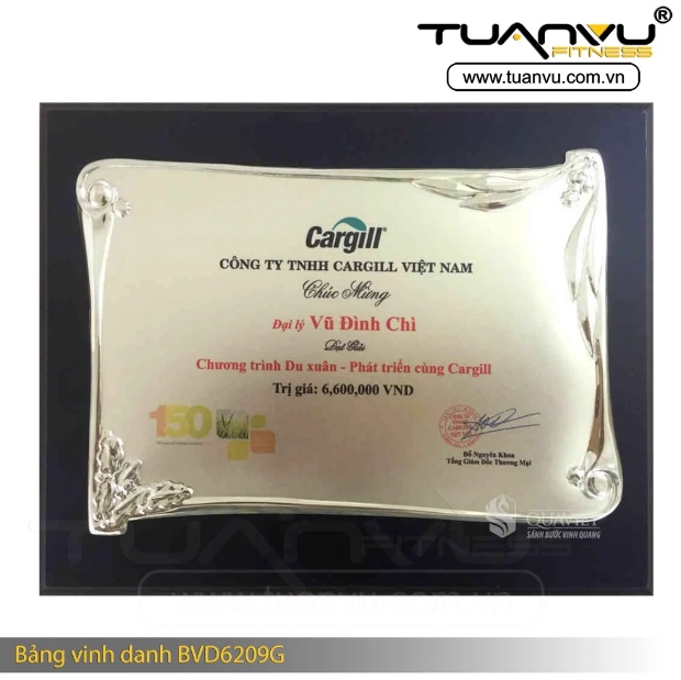 Bảng vinh danh BVD6209