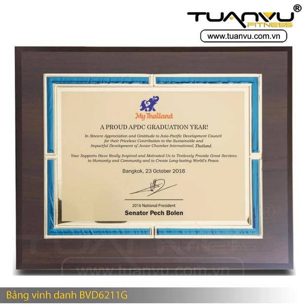 Bảng vinh danh BVD6211G