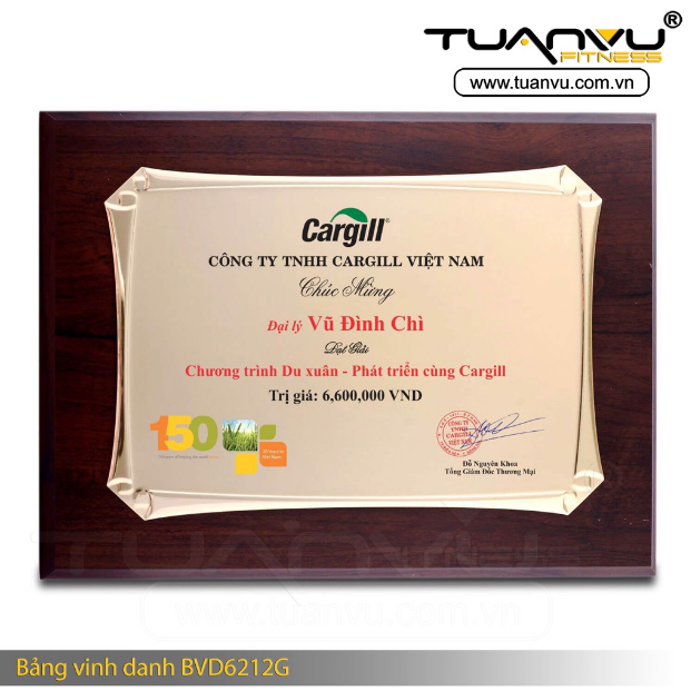 Bảng vinh danh BVD6212G