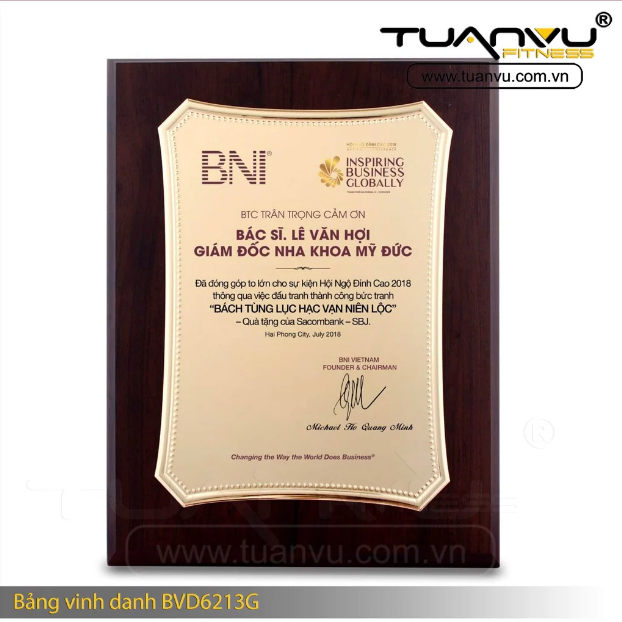 Bảng vinh danh BVD6213G
