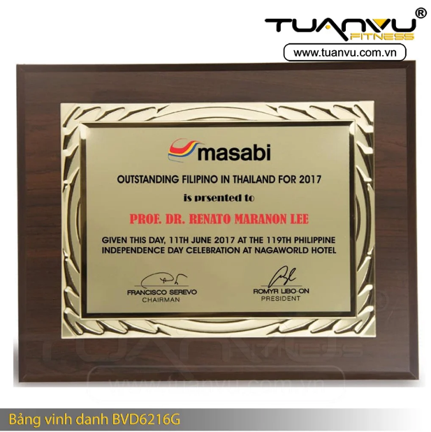 Bảng vinh danh BVD6216G