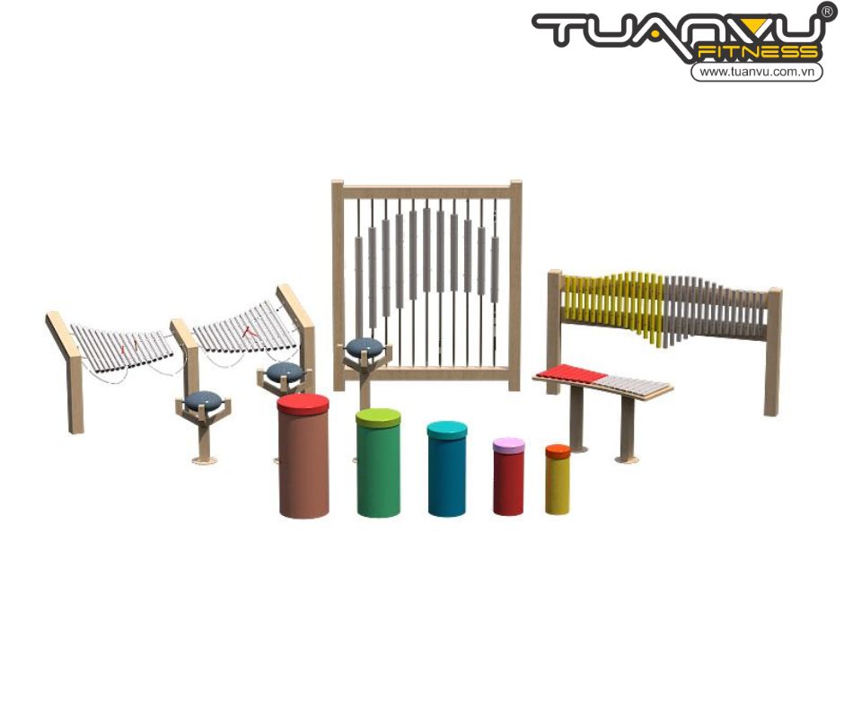 Bộ Nhạc Cụ Ngoài Trời Dành Cho Trẻ Từ 2 Tuổi Trở Lên