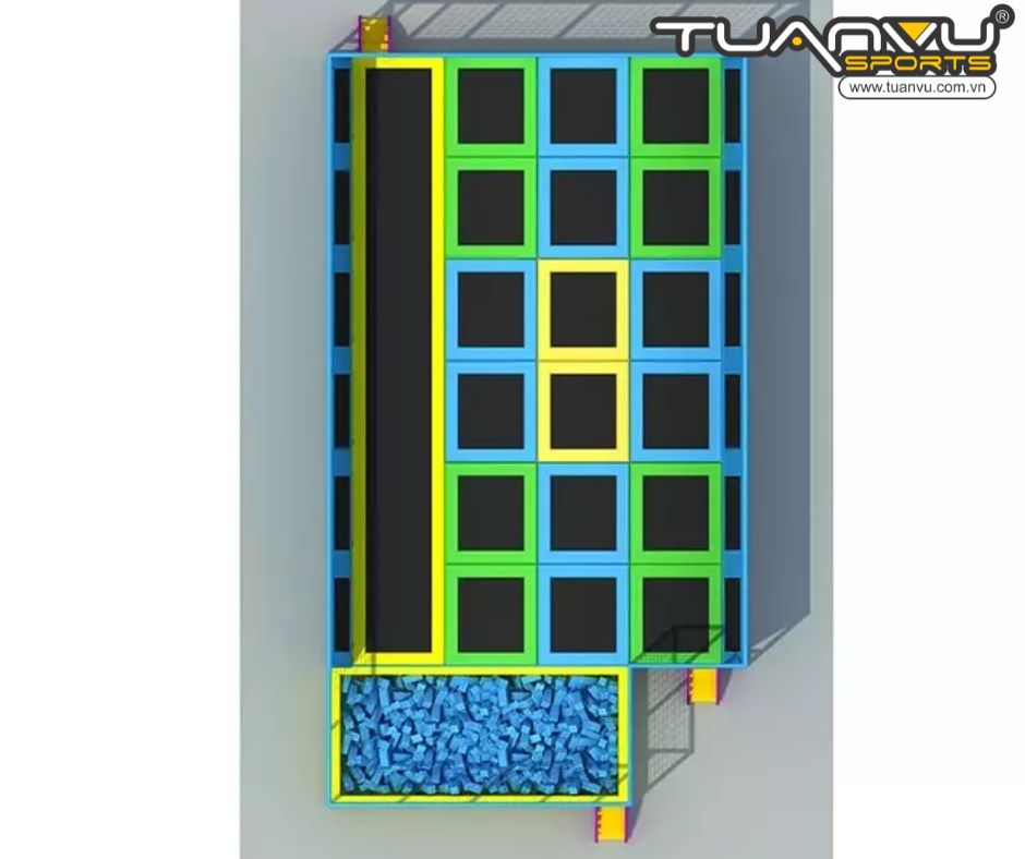 Công viên bạt nhún trong nhà KP-BC140625-2