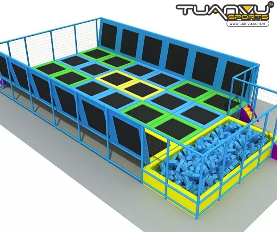 Công viên bạt nhún trong nhà KP-BC140625-2