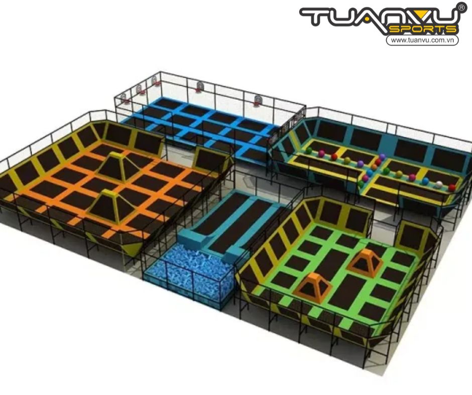 Công viên bạt nhún trong nhà KP-BC141211-2