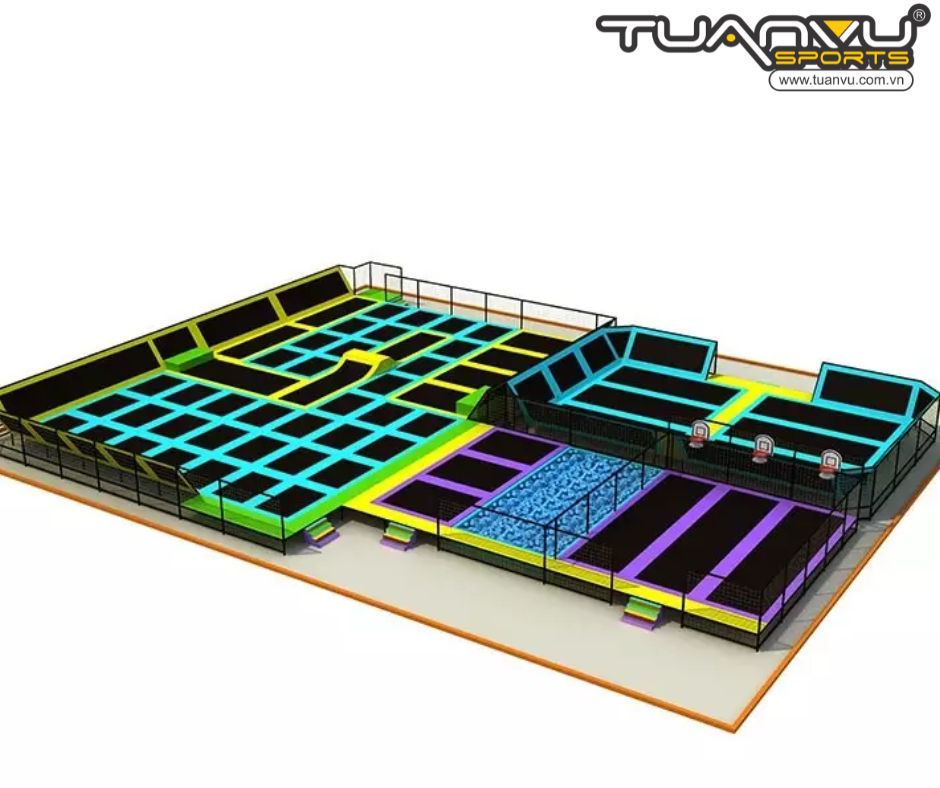 Công viên bạt nhún trong nhà KP-BC141229-3