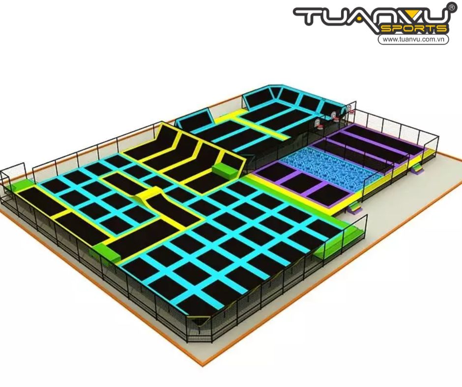 Công viên bạt nhún trong nhà KP-BC141229-3