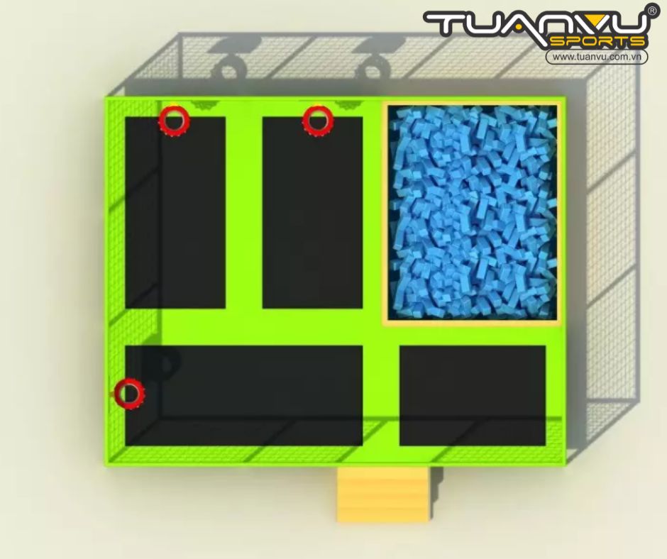 Công viên bạt nhún trong nhà KP-BC150416-2