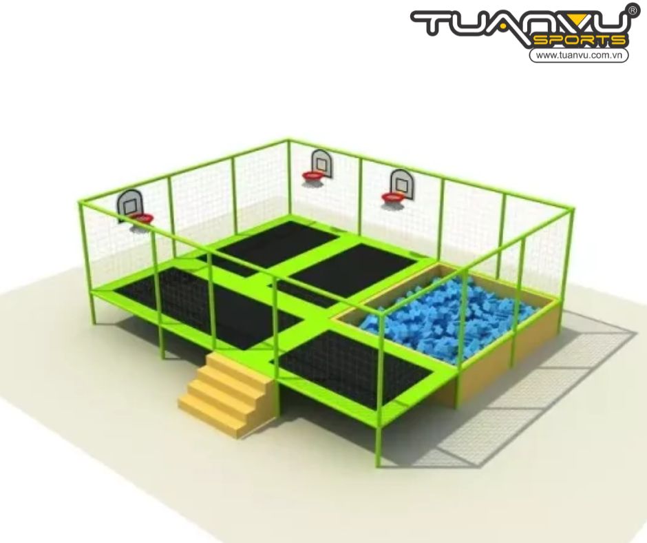 Công viên bạt nhún trong nhà KP-BC150416-2