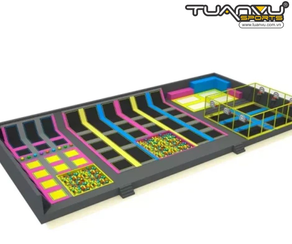 Công viên bạt nhún trong nhà KP-BC160630 (2)