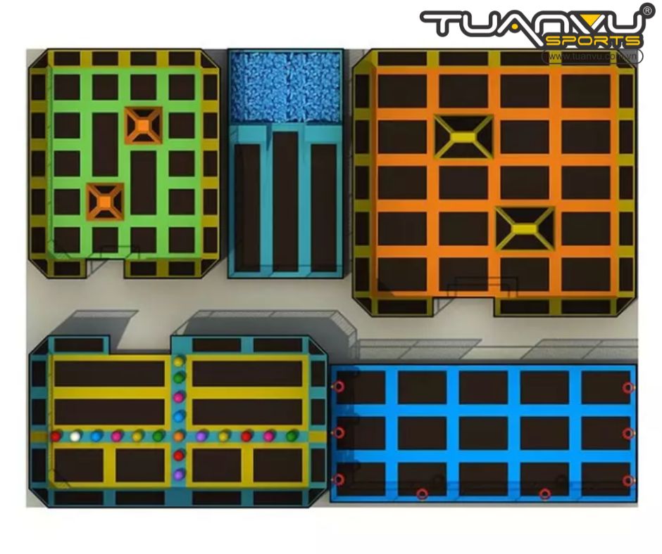 Công viên bạt nhún trong nhà KP-BC160816 (2)