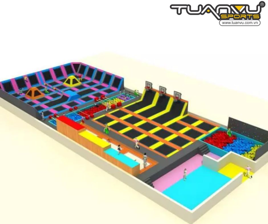 Công viên bạt nhún trong nhà KP-BC160929