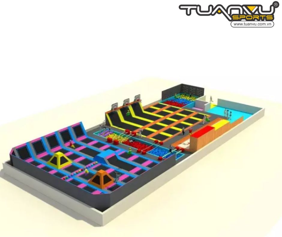 Công viên bạt nhún trong nhà KP-BC160929