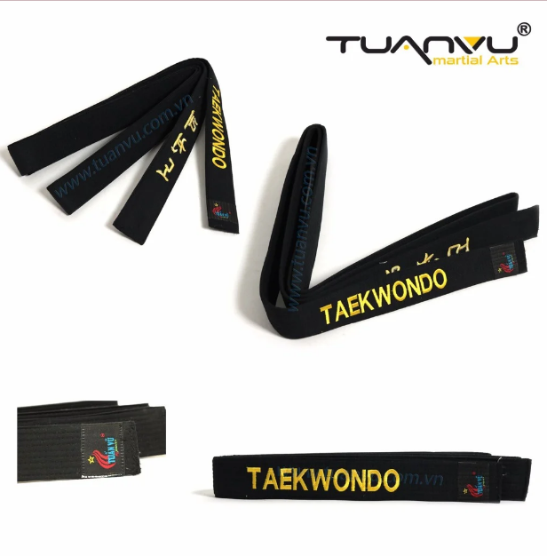 Đai võ thêu Taekwondo
