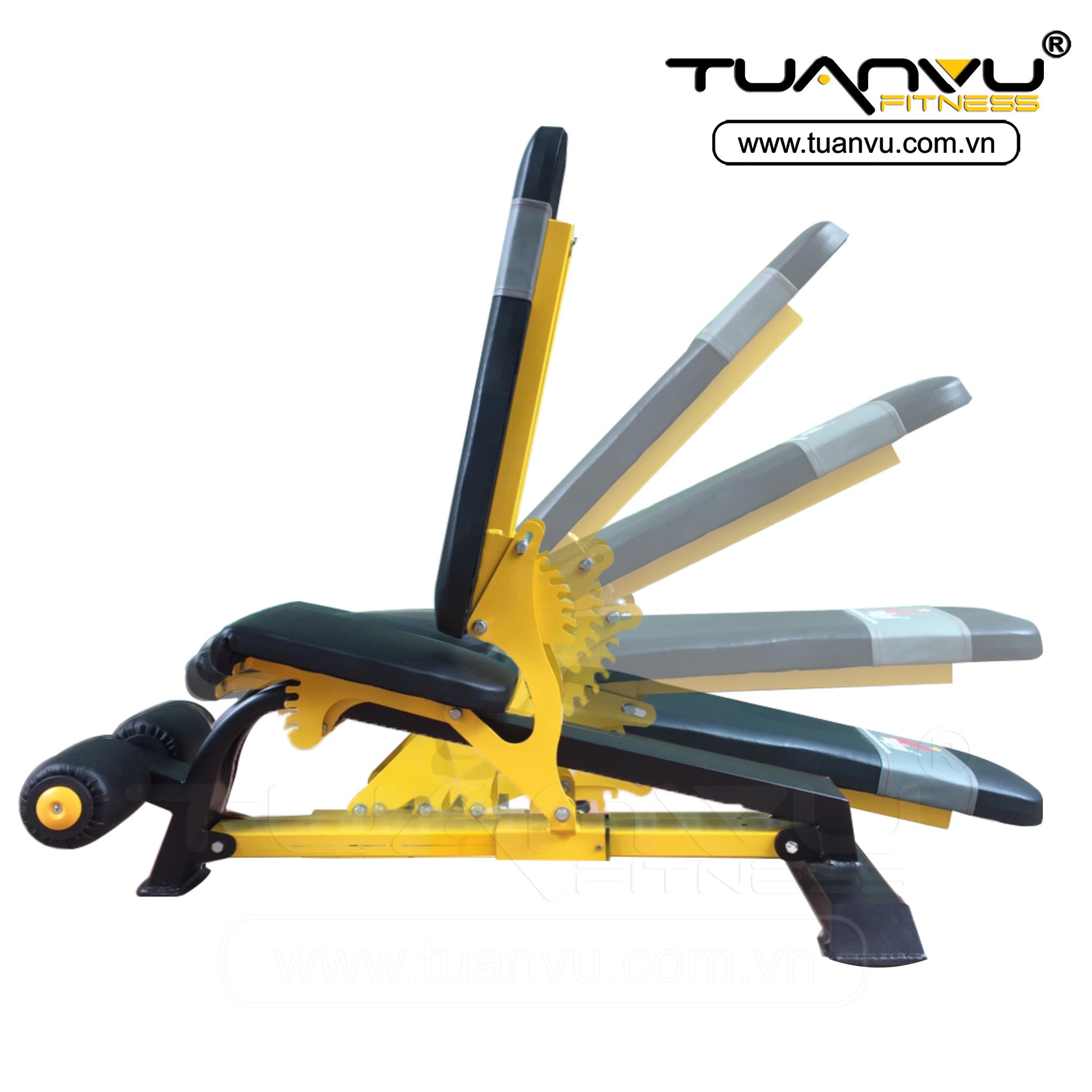 Ghế tăng giảm tập cơ vai ngực lưng bụng Tuấn Vũ TV6022