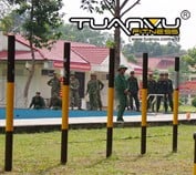 Hàng cọc luồng lách quân đội TVQD02