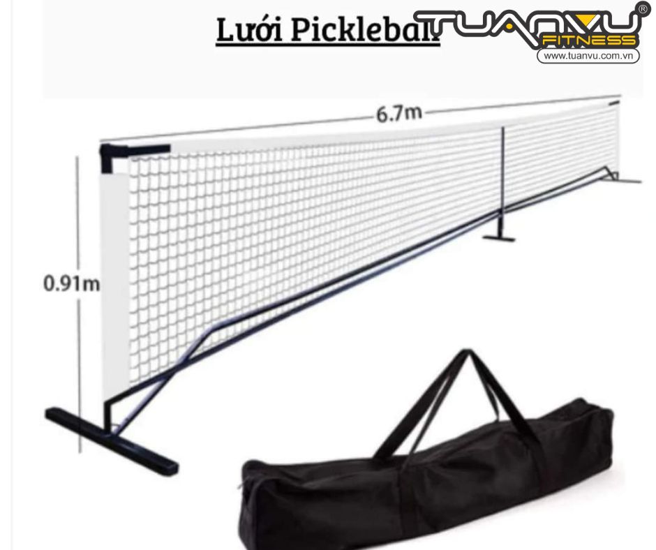 Lưới Pickleball cố định kèm túi
